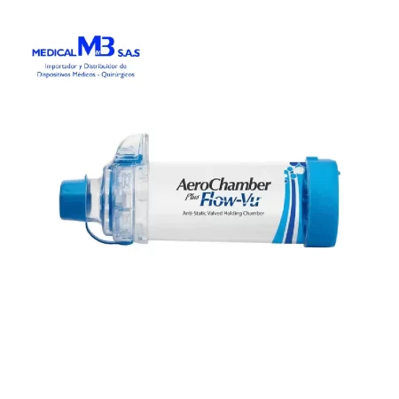 AEROCHAMBER PLUS FLOW-VU con boquilla para mayores de 5 años - Medical M&B Tienda