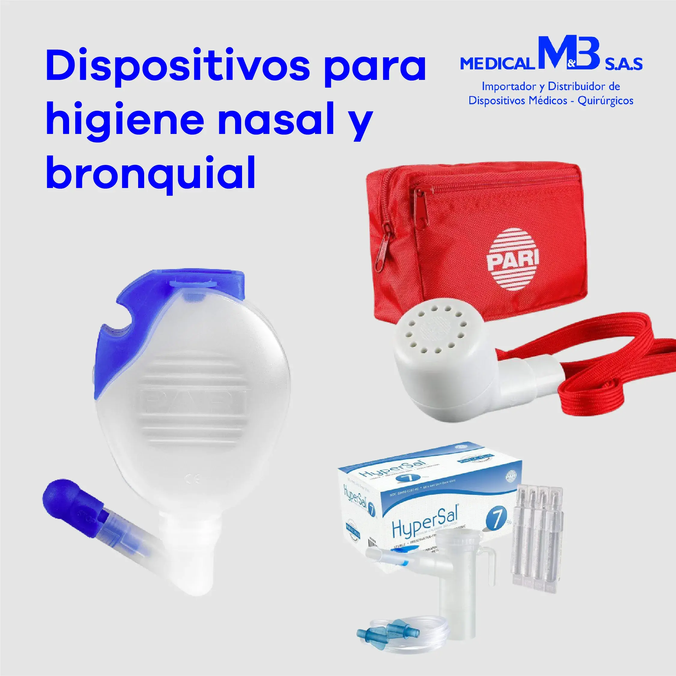 Dispositivos para higiene nasal y bronquial